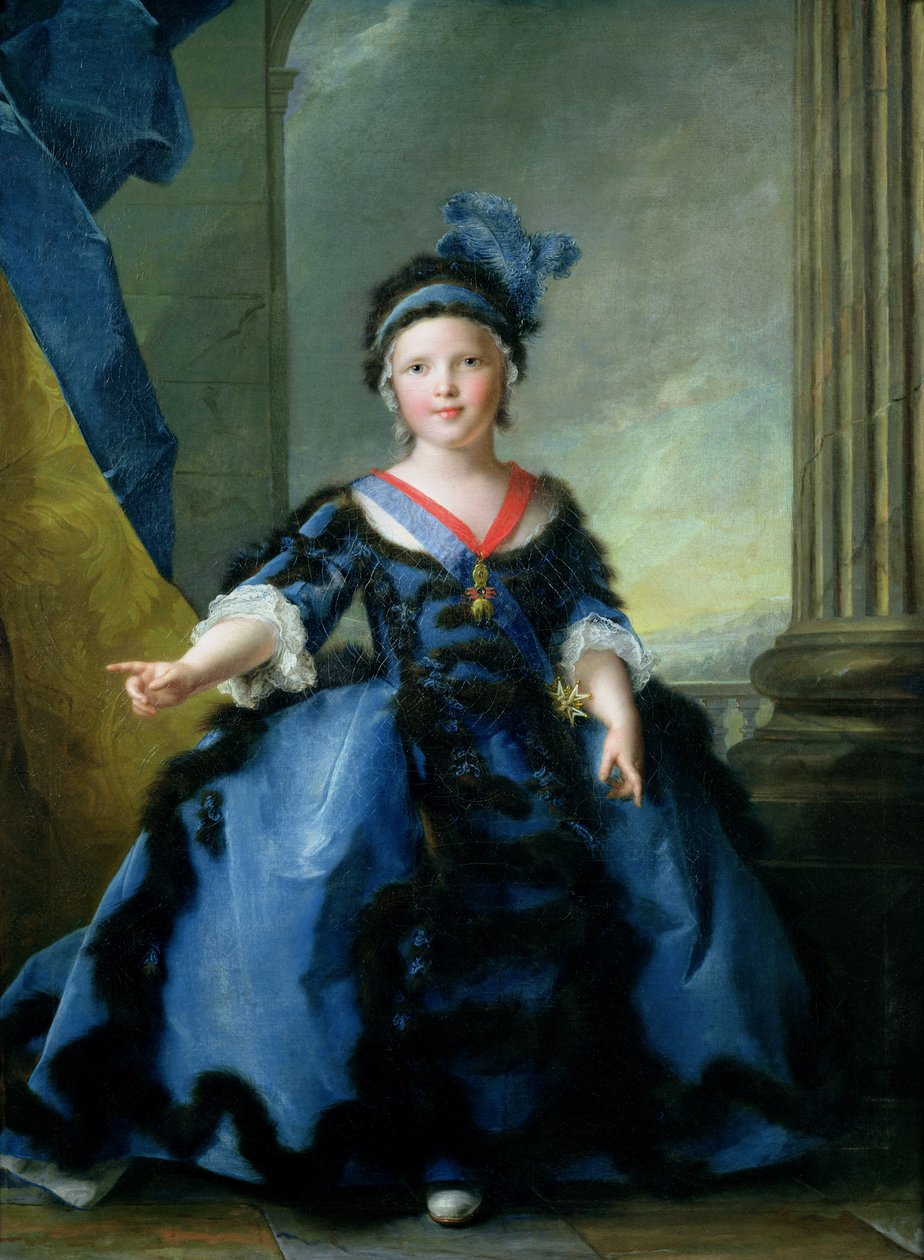 Louis-Joseph-Xavier de France (1751-61) hertug av Burgund av Jean Marc Nattier