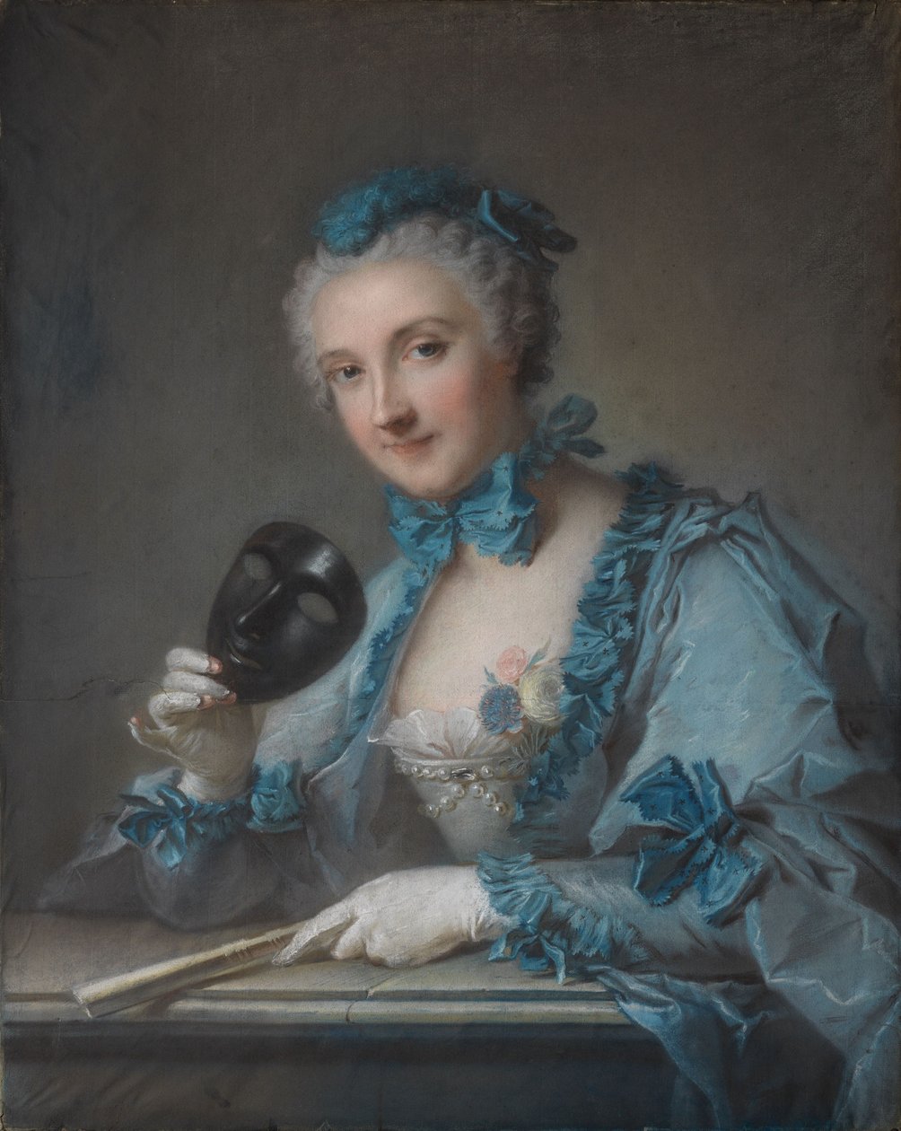 Portrett av Louise-Geneviève Royer av Jean-Marc Nattier