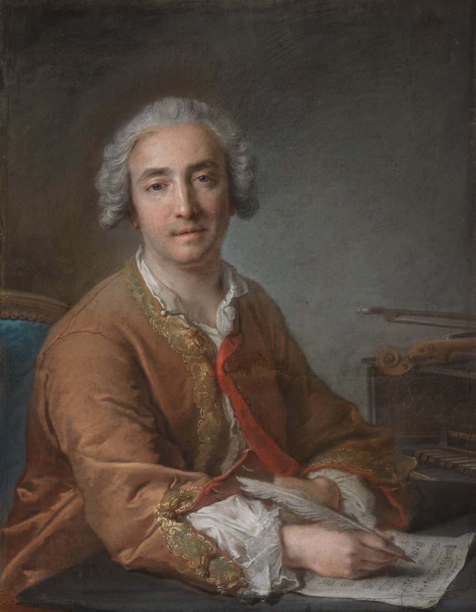 Portrett av komponisten Joseph-Nicolas-Pancrace Royer av Jean-Marc Nattier
