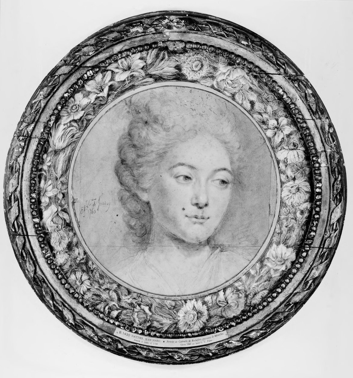Portrett av Gabrielle de Rochefort, grevinne de Montillet av Jean-Marc Nattier