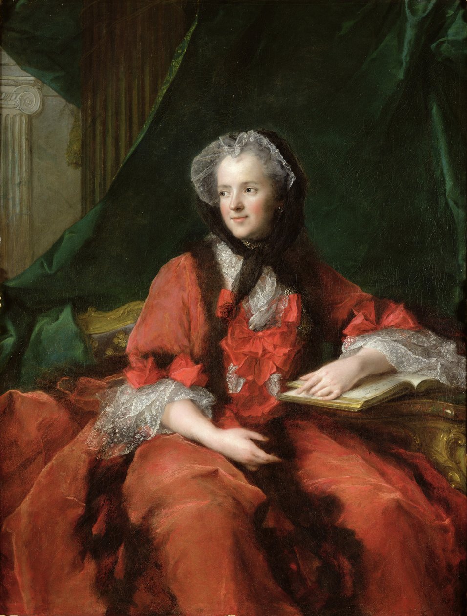 Portrett av Madame Maria Leszczynska (1703-68) 1748 (olje på lerret) av Jean Marc Nattier