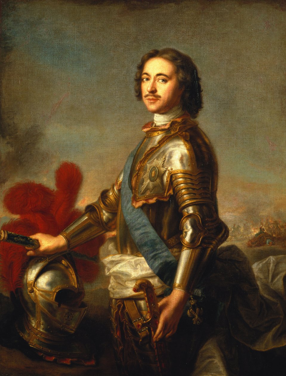 Portrett av Peter I eller Peter den store av Jean Marc Nattier