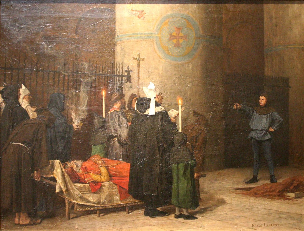 Begravelsen til Vilhelm Erobreren av Jean Paul Laurens