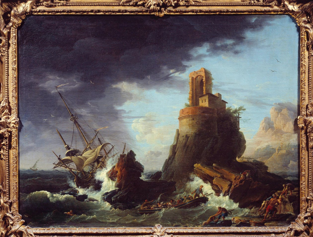 En storm. Maleri av Jean Henry dit Jean d