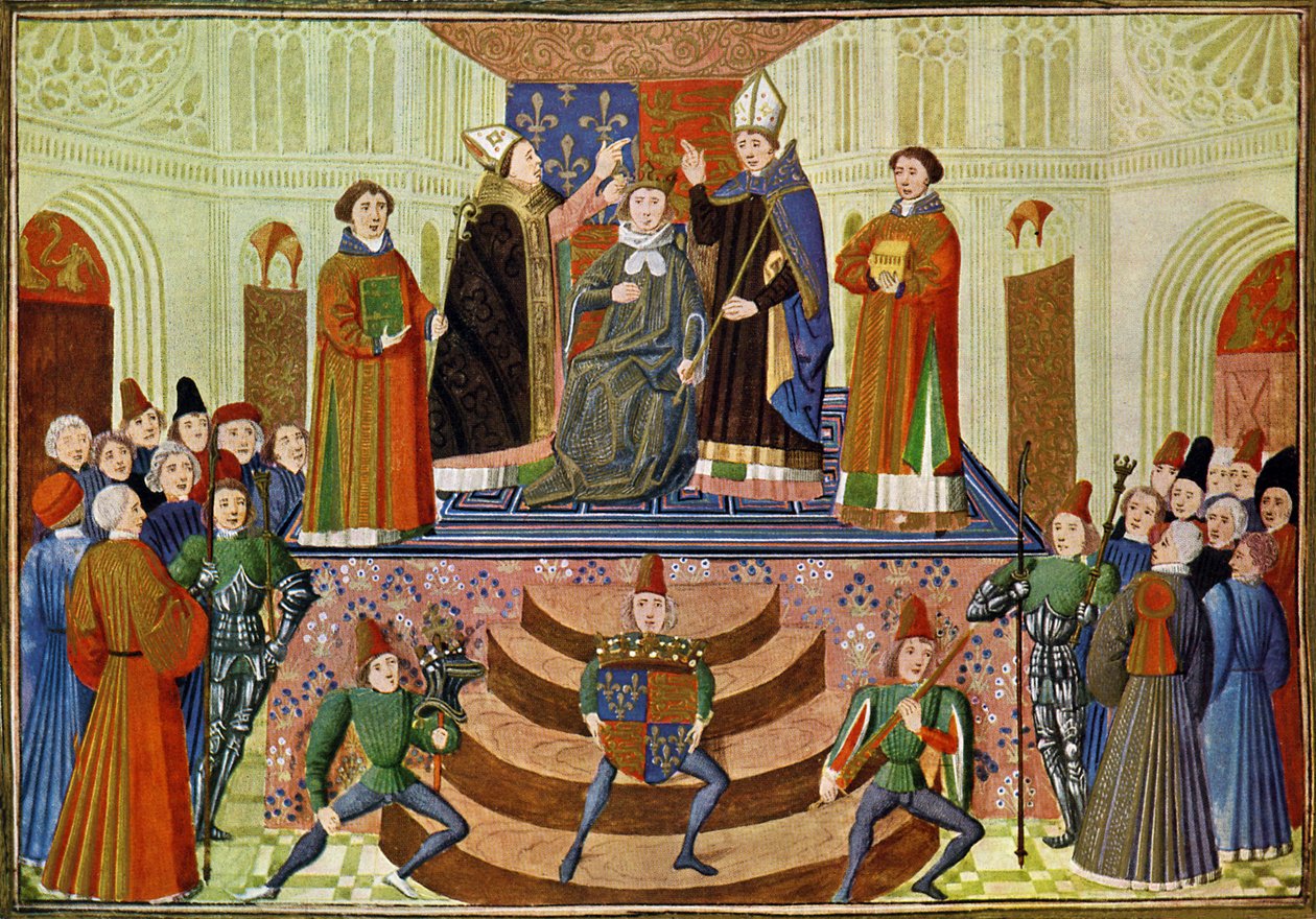 Kroningen av Henry IV av England av Jean (after) Froissart