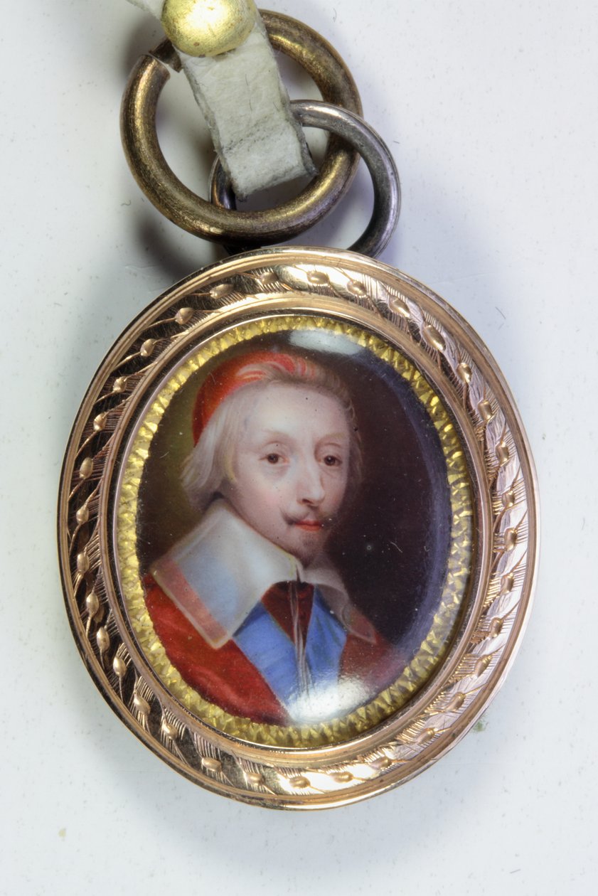 Armand-Jean Du Plessis, kardinal, Duc De Richelieu (emalje) av Jean (school of) Petitot