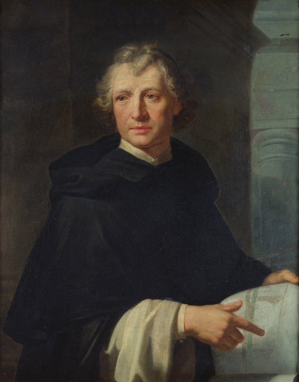 Portrett av bror Francois Romain (1646-1735) av Jean 1662 1753 Andre