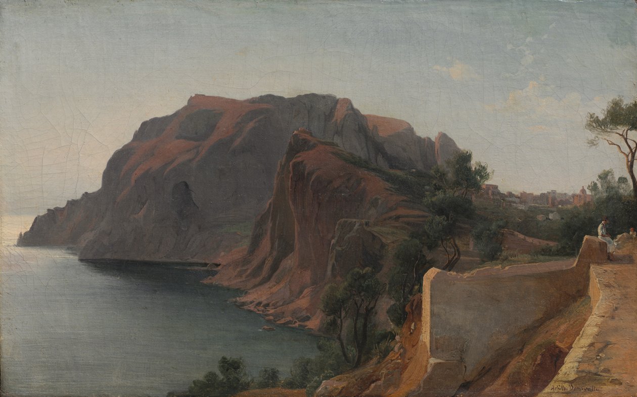 Capri av Jean Achille Benouville