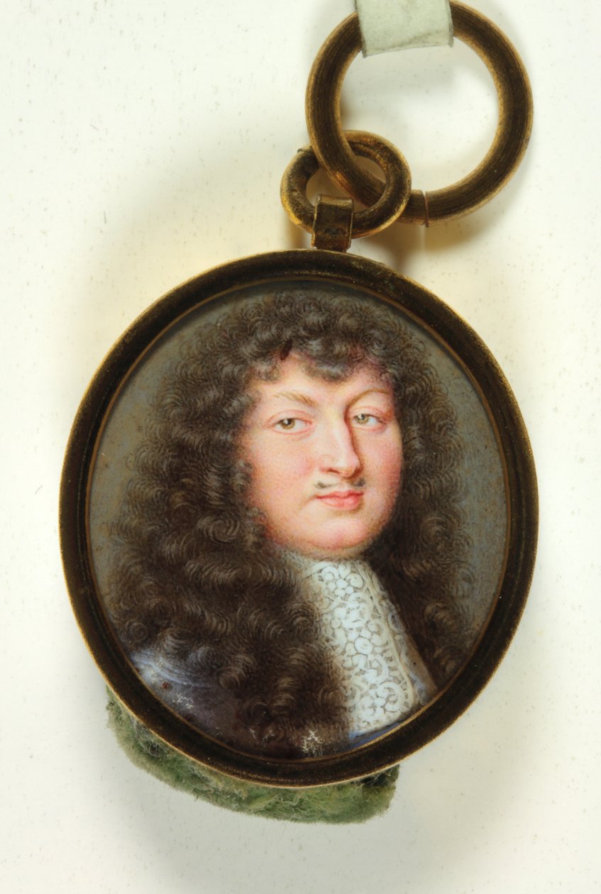 Louis XIV (emalje) av Jean Adam Mathieu