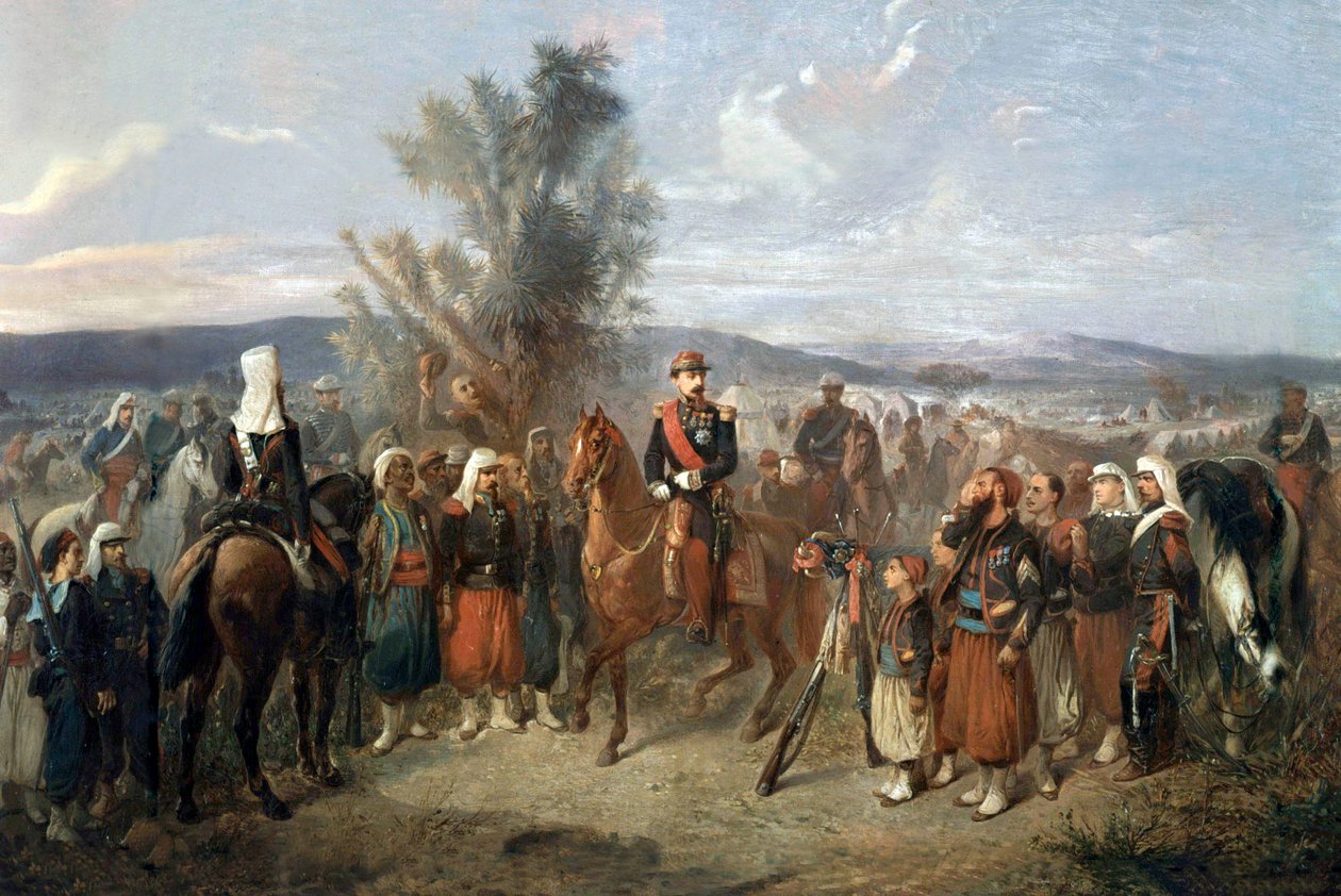 Napoleon III i Algerie, 1864 av Jean Adolphe Beauce