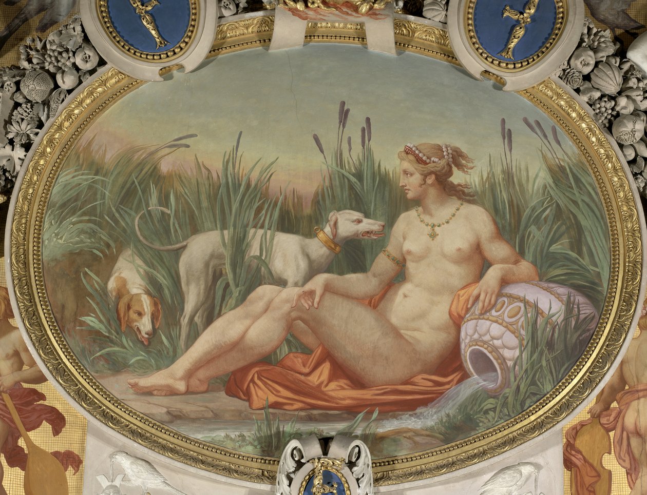 Nymfen til Fontainebleau av Jean Alaux