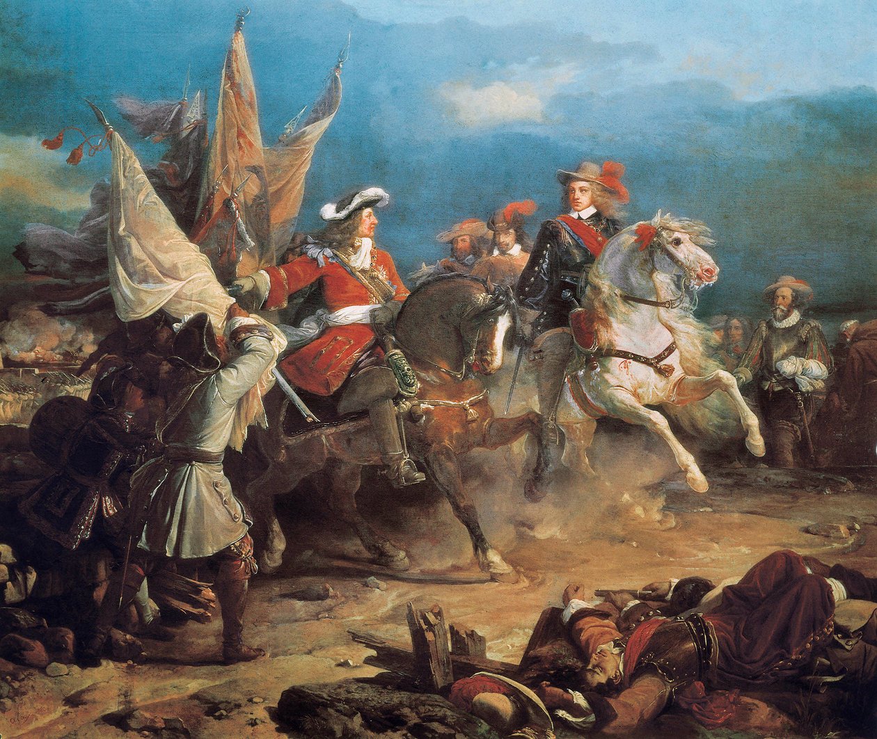 War of the Spanish Succession, maleri av Jean Alaux av Jean Alaux
