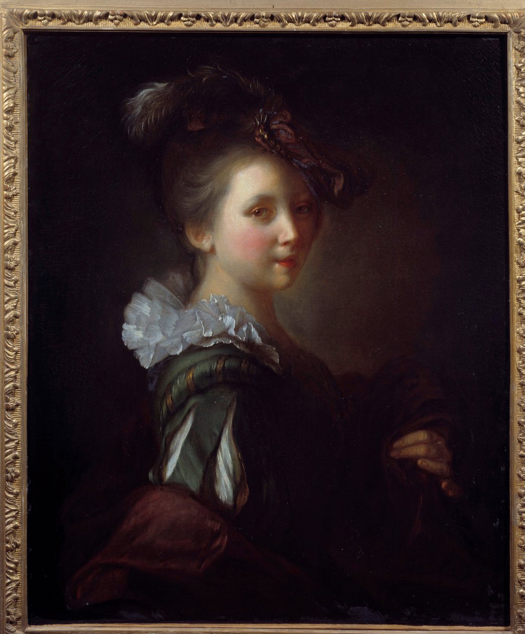 Portrett av kvinnemaleri av Jean Alexis Grimou (1680-1740) Toulouse fra 1700-tallet, Musee des Augustins av Jean Alexis Grimou