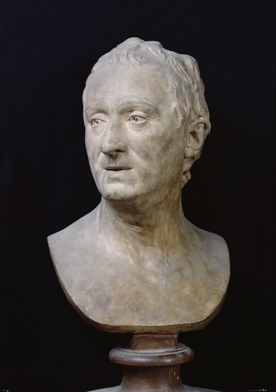 Byste av Denis Diderot, 1775 av Jean Antoine Houdon