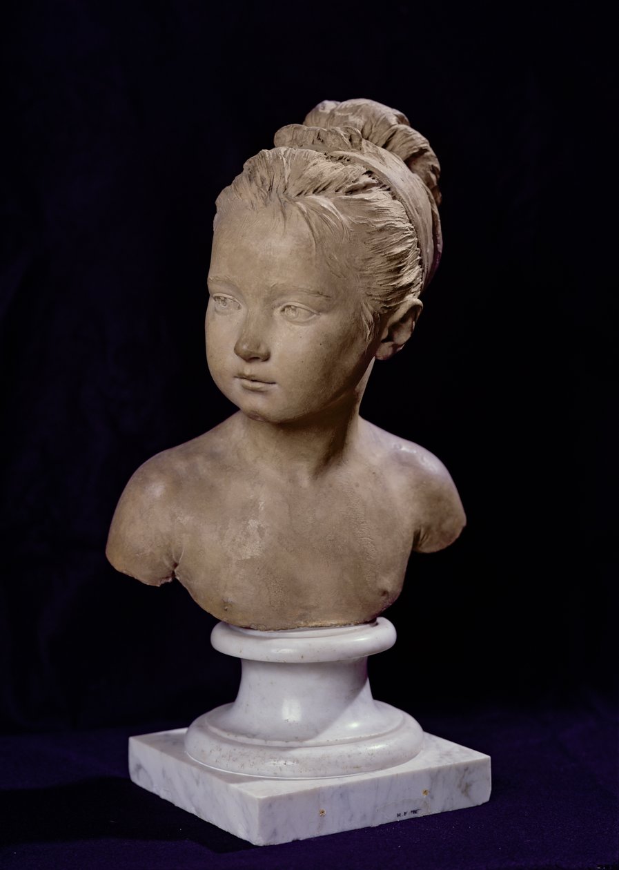 Byste av Louise Brongniart, 1777 (marmor) av Jean Antoine Houdon