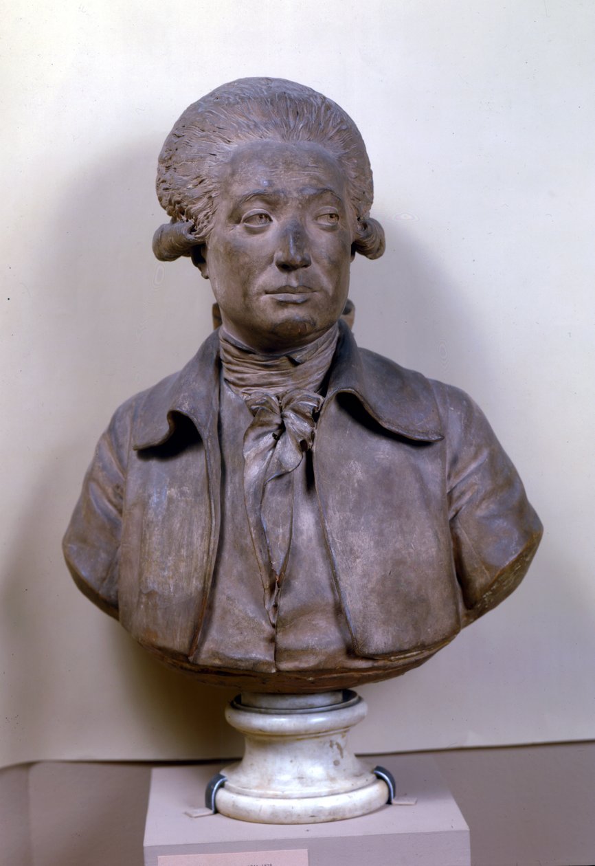 Byste av Marie Jean Antoine Nicolas de Caritat (1743-94) Marquis de Condorcet, 1785 av Jean Antoine Houdon