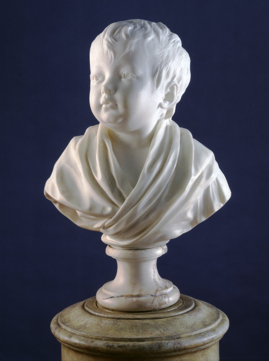Claudine Houdon, ca. 1791 (marmor) av Jean Antoine Houdon