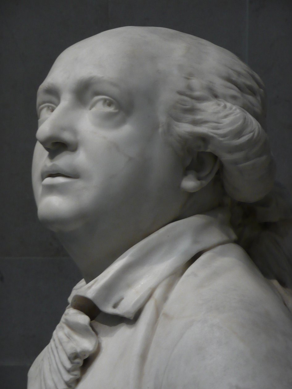 Grev Alessandro di Cagliostro 1743-1795 Detalj, 1786 av Jean Antoine Houdon