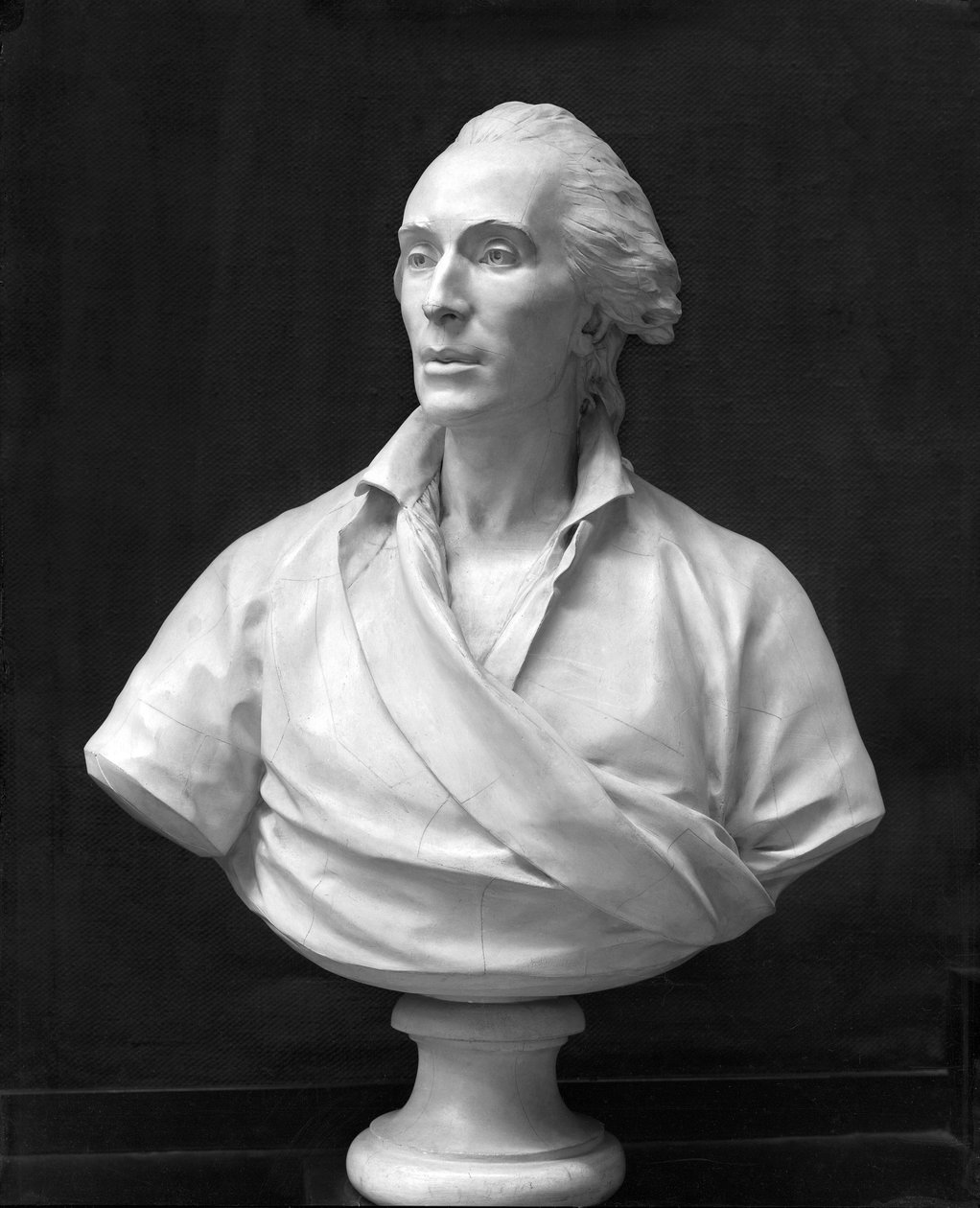 Jean-Baptiste de Piquet (1729-86) Marquis de Mejanes (1729-86) 1786 (marmor) av Jean Antoine Houdon