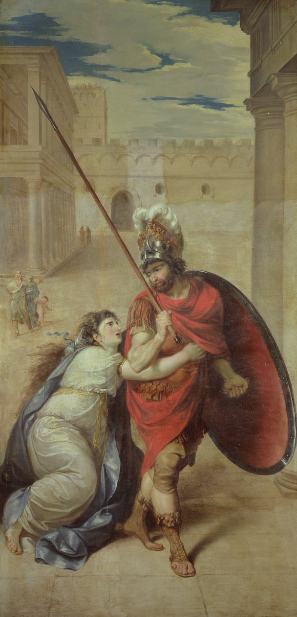 Hectors farvel til Andromache av Jean Antoine Julien de Parme