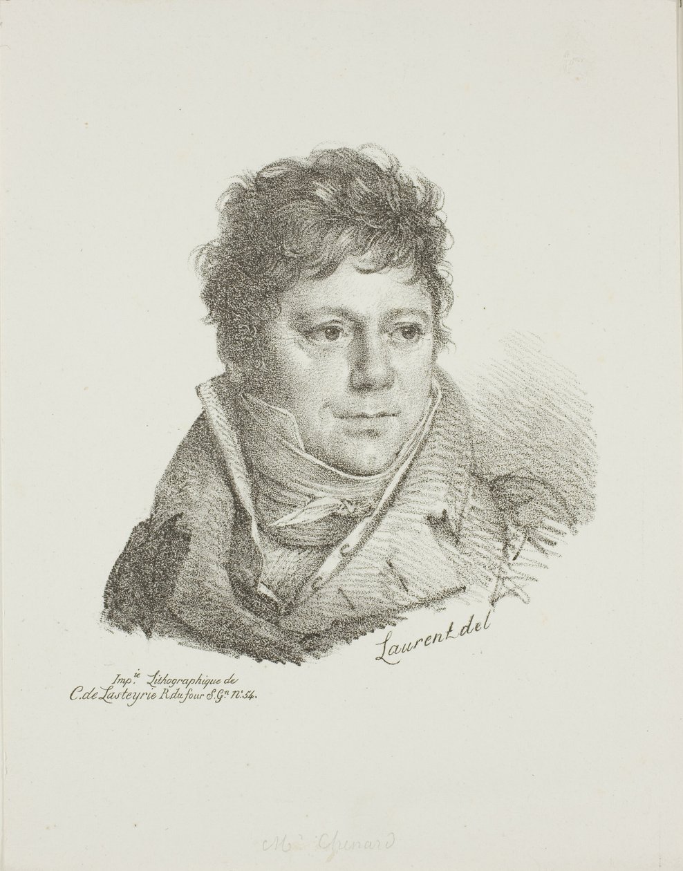 Portrett av M. Chenard av Jean Antoine Laurent