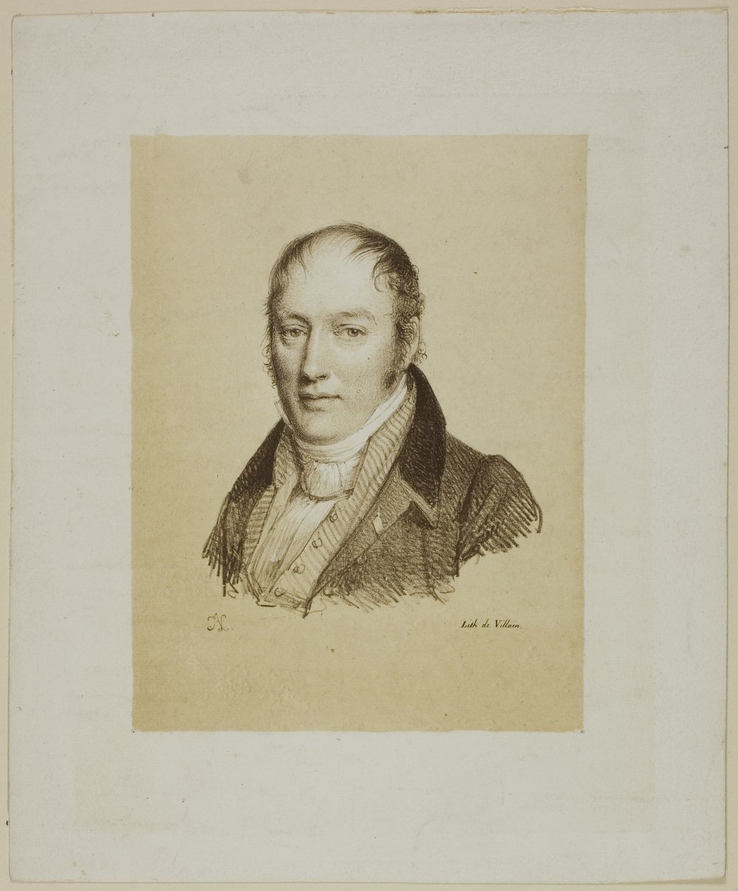 Portrett av en mann av Jean Antoine Laurent