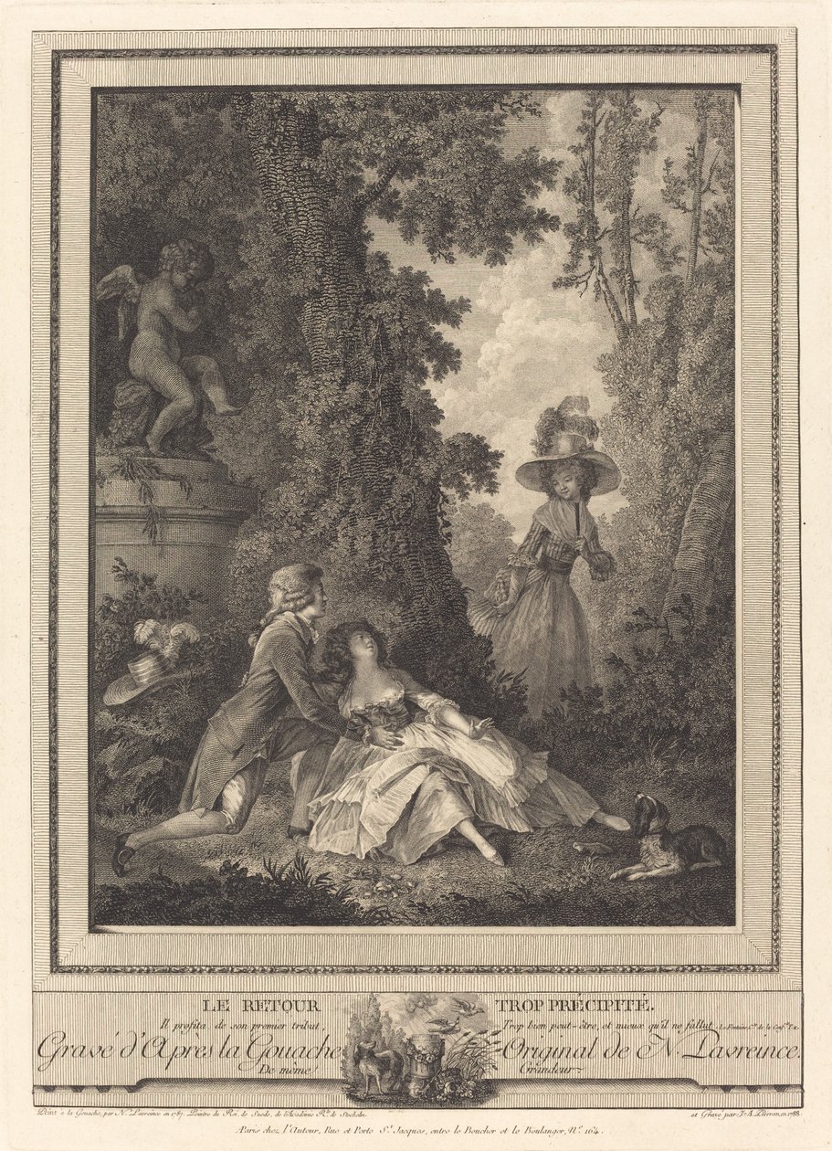 Den for forhastede returen av Jean Antoine Pierron