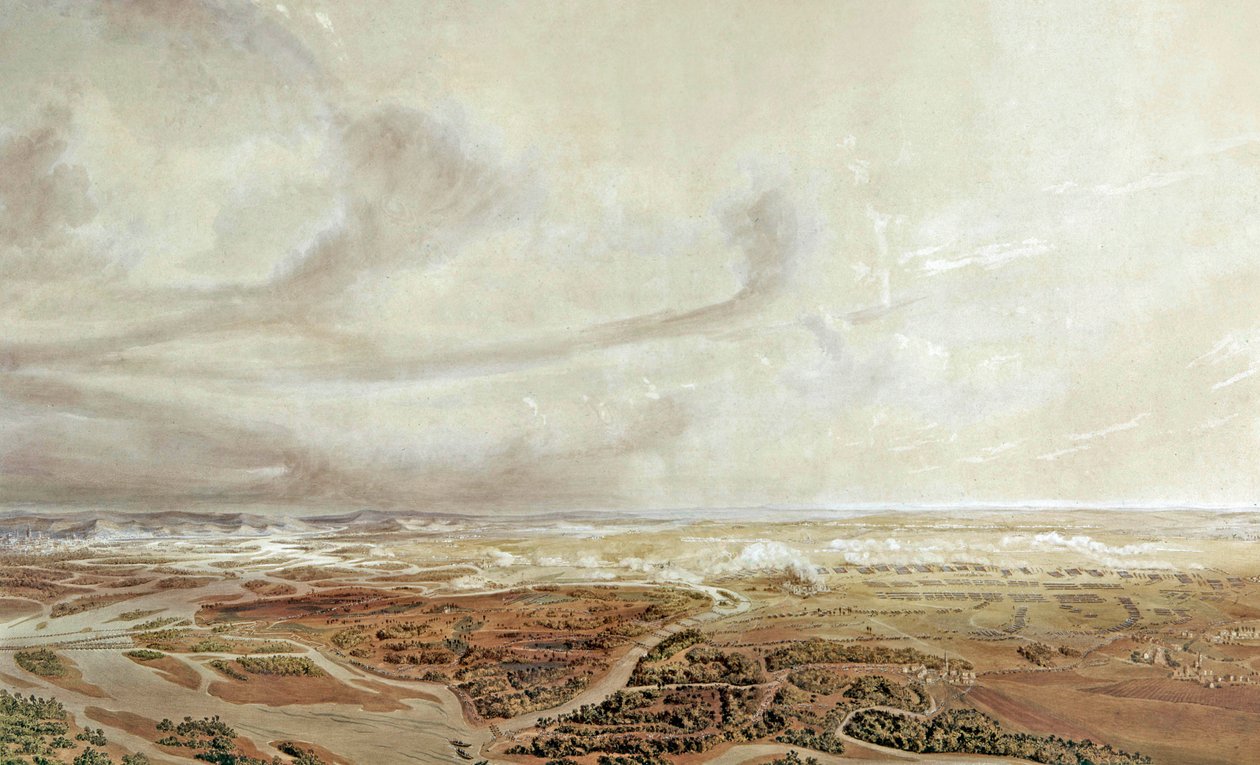 Slaget ved Wagram (5.–6. juli 1809): Fransk seier mot østerrikere av Jean Antoine Simeon Fort