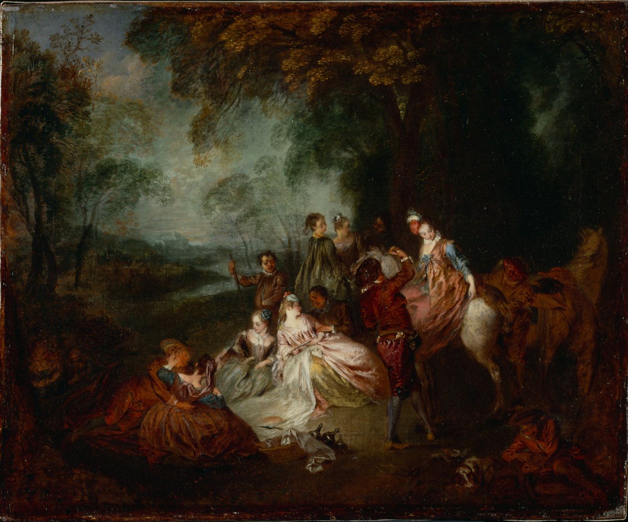 Fete Champetre av Jean Antoine Watteau