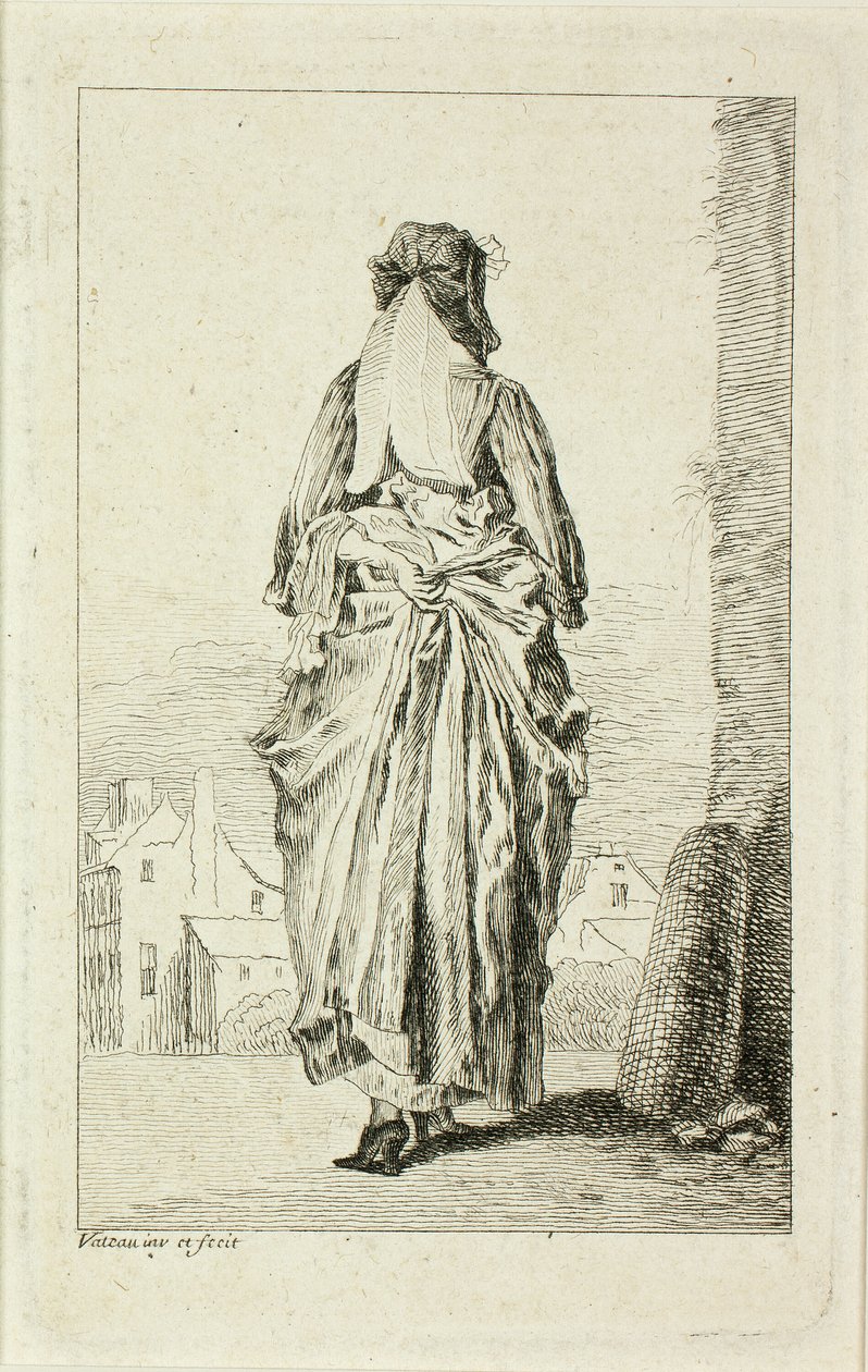 Modusfigurer av Jean Antoine Watteau