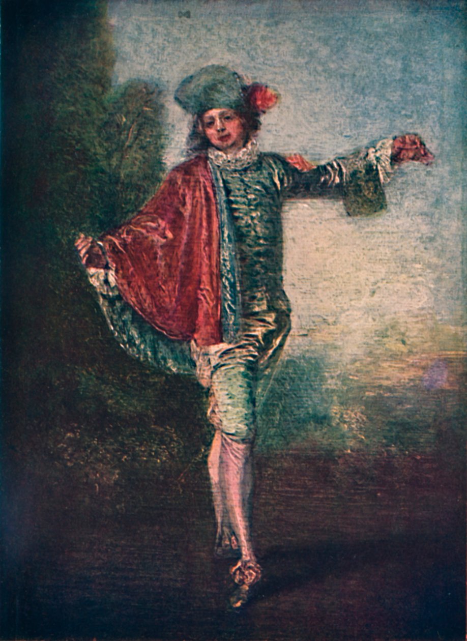 LIndifferent, c1717, 1911 av Jean Antoine Watteau