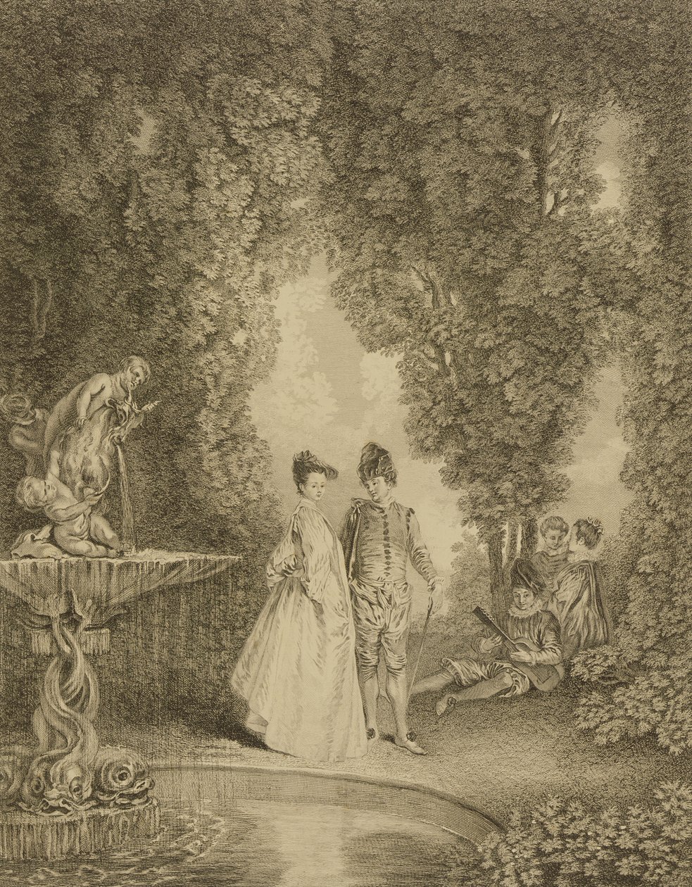 Fossen av Jean Antoine Watteau