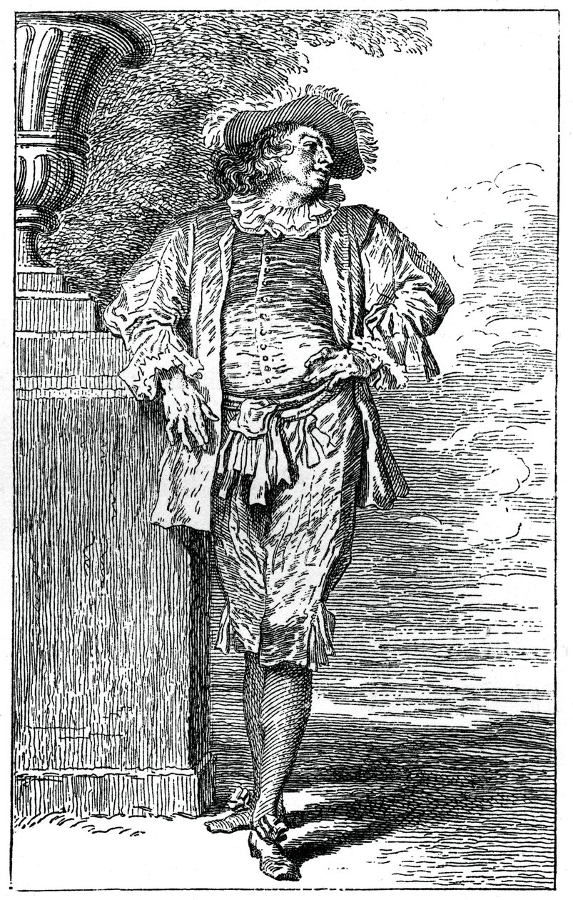 Bondedrakt, 1885 av Jean Antoine Watteau