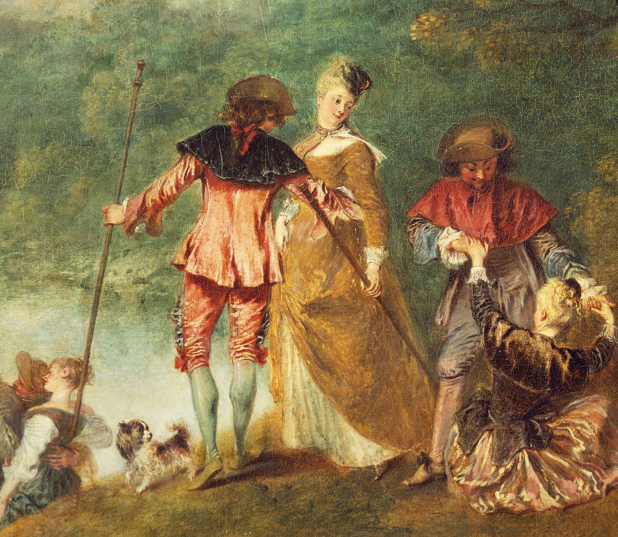 Pilgrimsreise til Isle of Cythera, kjent som Embarkation for Cythera (Cythere) av Jean Antoine Watteau