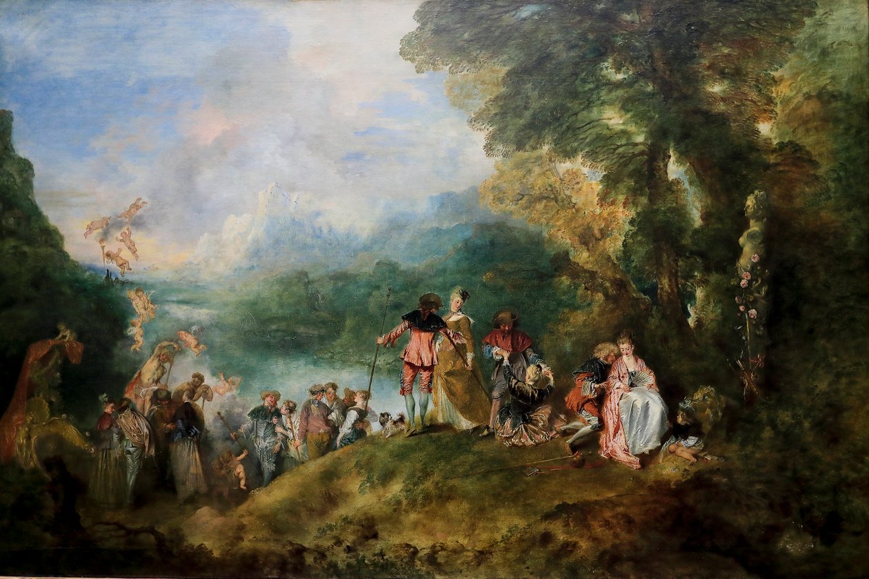 Piligfart til Isle of Cythera av Jean Antoine Watteau