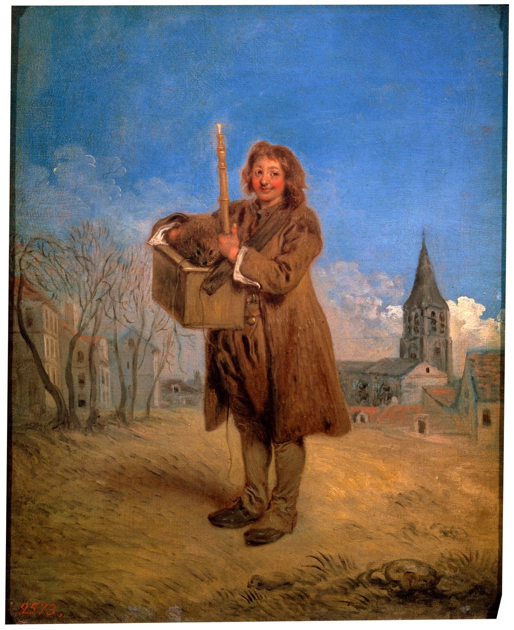 Savoyard med en murmeldyr, 1716. av Jean Antoine Watteau