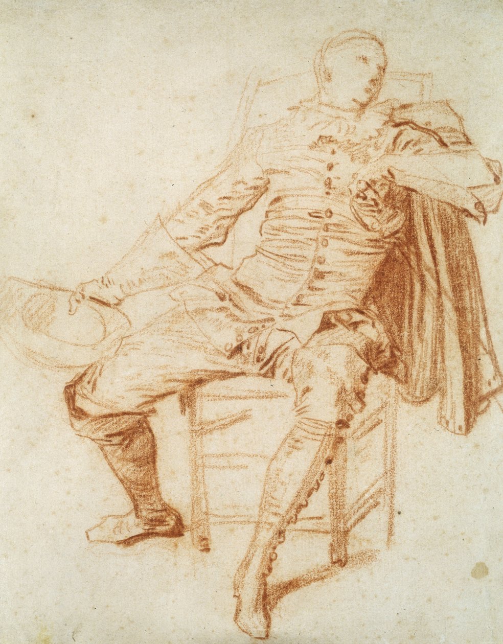 Scapino, Commedia dell "Arte av Jean Antoine Watteau