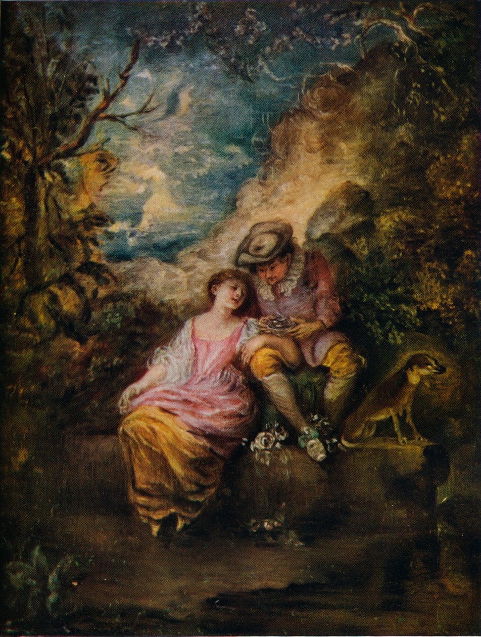 Pastorale scener, c1710 av Jean Antoine Watteau