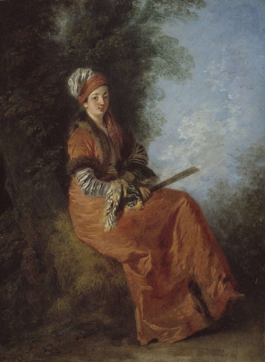 Drømmeren, 1712-14 av Jean Antoine Watteau