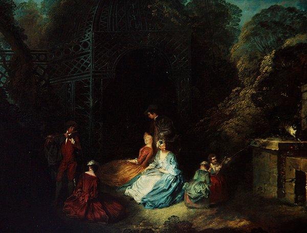 Fløytisten av Jean Antoine Watteau