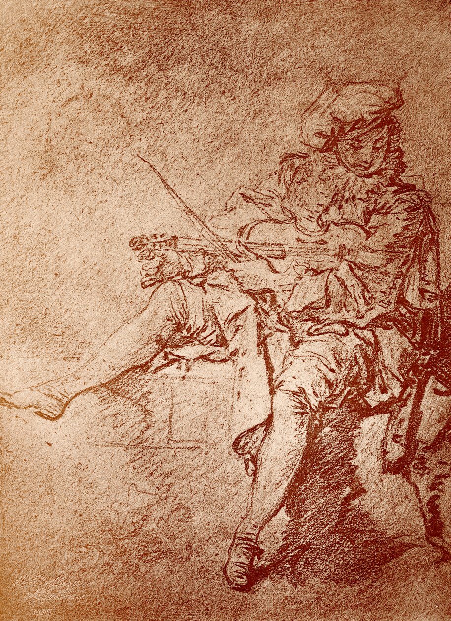Fiolinisten av Jean Antoine Watteau