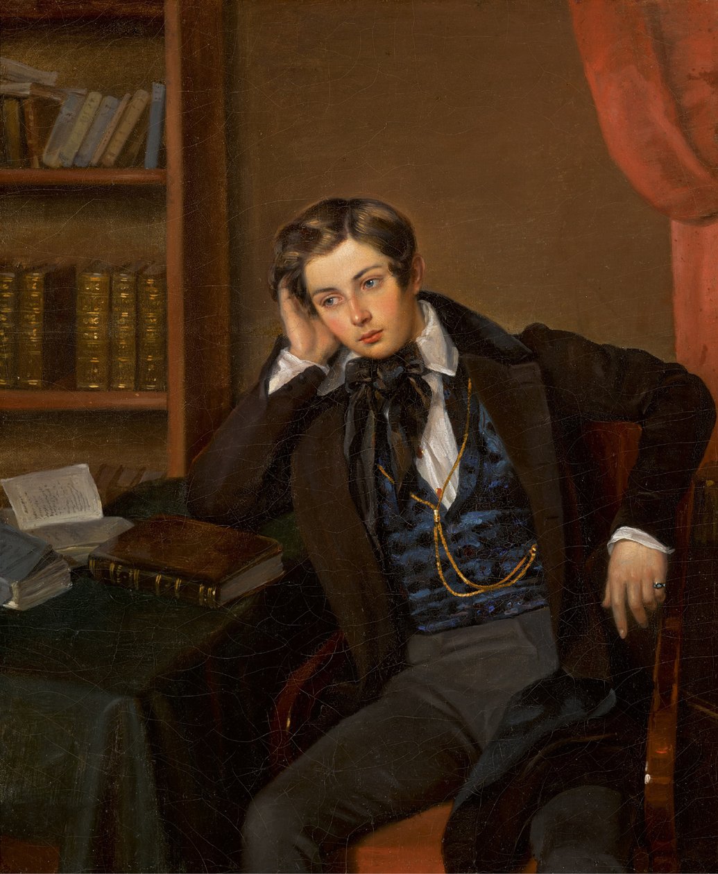 Portrett av Vladimir Nikolaevich Karamzin 1819-1878, 1935. av Jean Auguste Bard