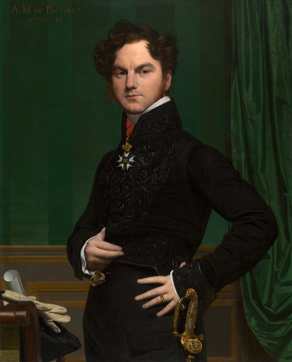 Amédée-David, Comte de Pastoret av Jean Auguste Dominique Ingres