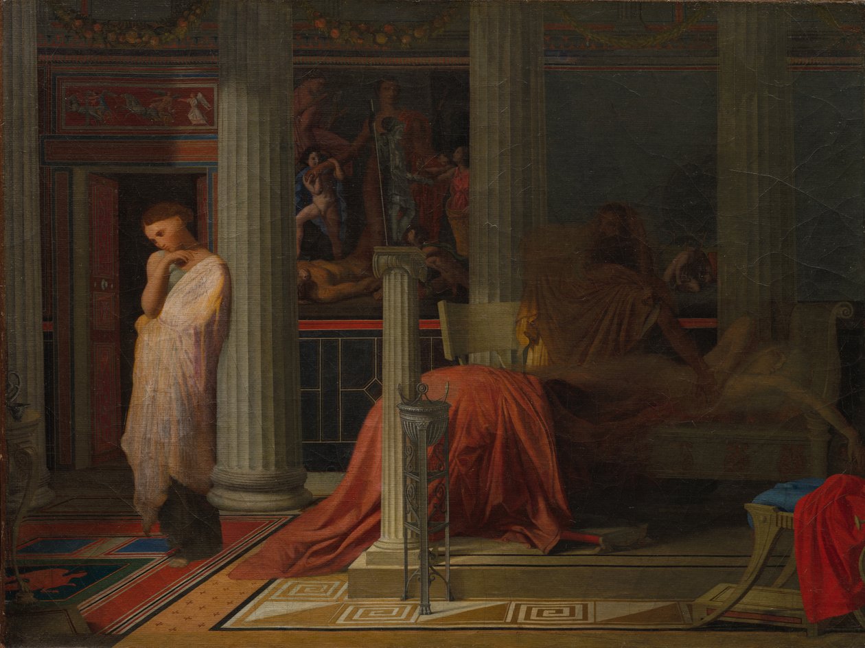 Antiochus og Stratonice av Jean Auguste Dominique Ingres