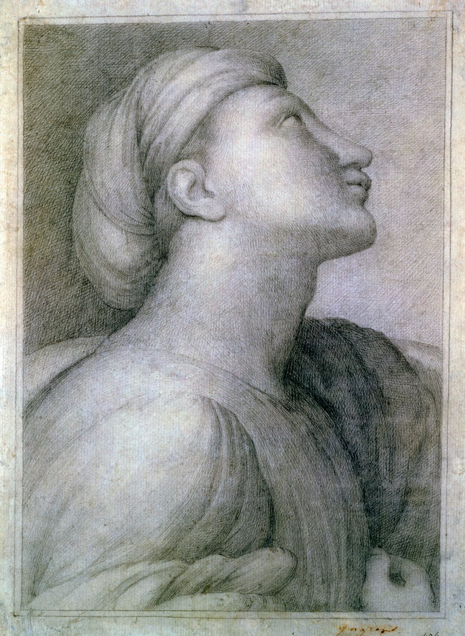 Ansiktsprofil av Jean Auguste Dominique Ingres