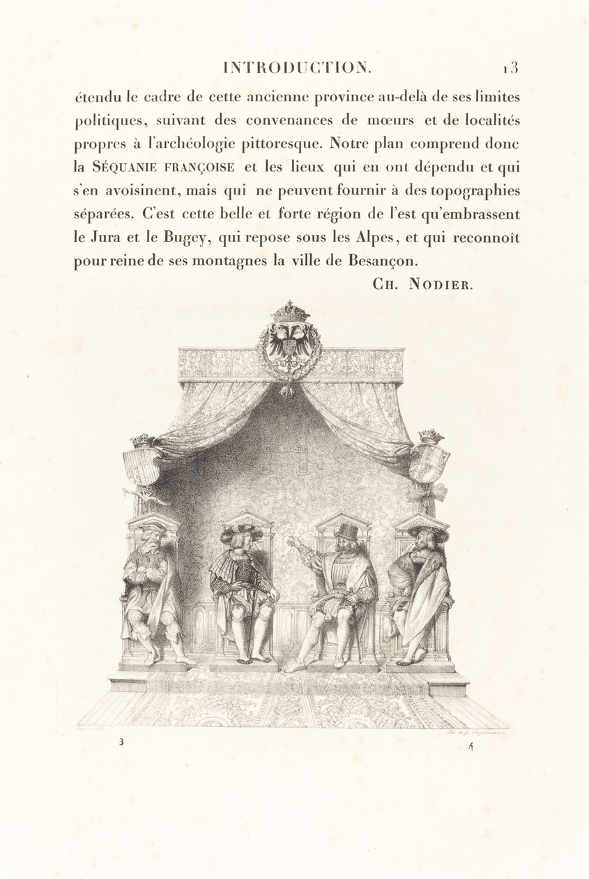 Fire sorenskrivere i Besançon av Jean Auguste Dominique Ingres