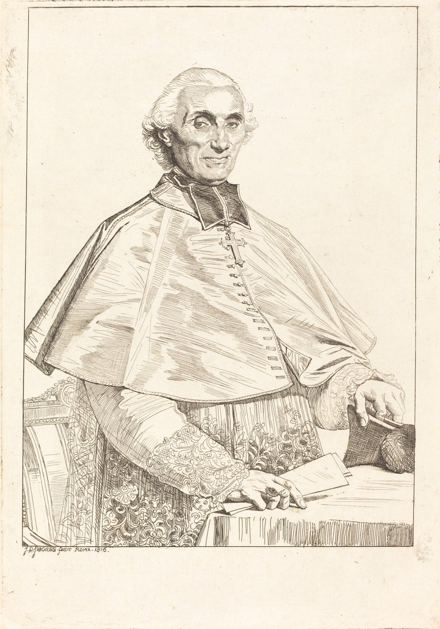 Gabriel Cortois de Pressigny av Jean Auguste Dominique Ingres