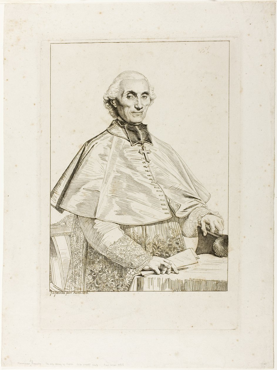 Gabriel Cortois de Pressigny av Jean Auguste Dominique Ingres