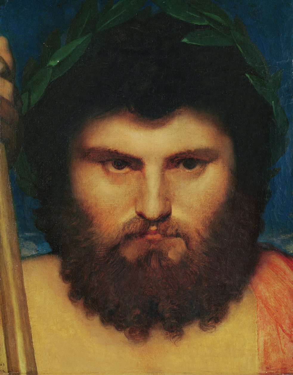 Leder for Jupiter, studie for Jupiter og Thetis, 1810 av Jean Auguste Dominique Ingres