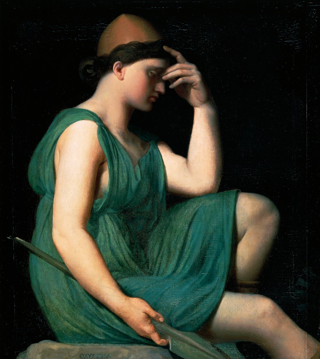 Homer, Odyssey, av Jean Auguste Dominique Ingres (1780-1867). av Jean Auguste Dominique Ingres